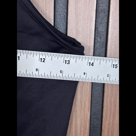 New Zara Cami Shirt Small Womens Black Tank Top Jersey Fabric - Picture 3 of 6